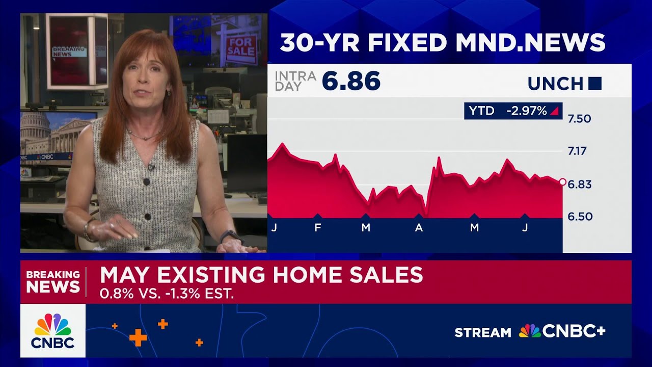 May existing home sales rise 0.8% vs. -1.3% estimated