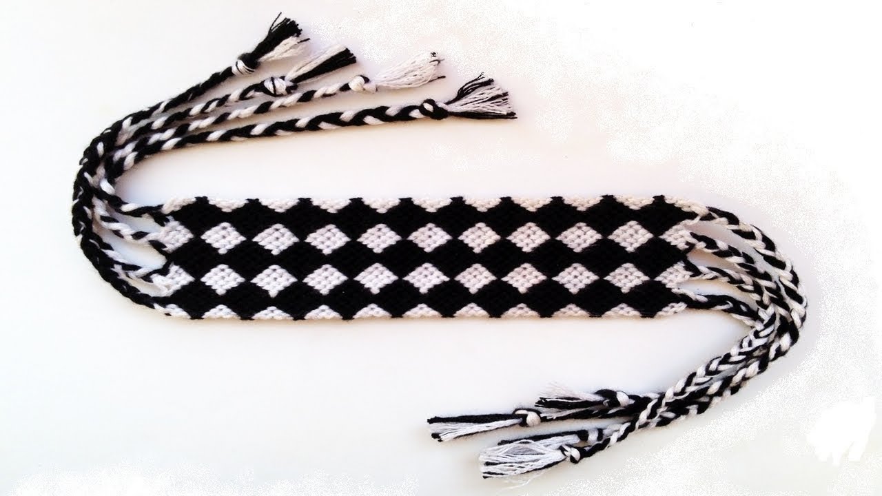 Как плести фенечку из мулине для начинающих. Схема плетения фенечки-шахматки