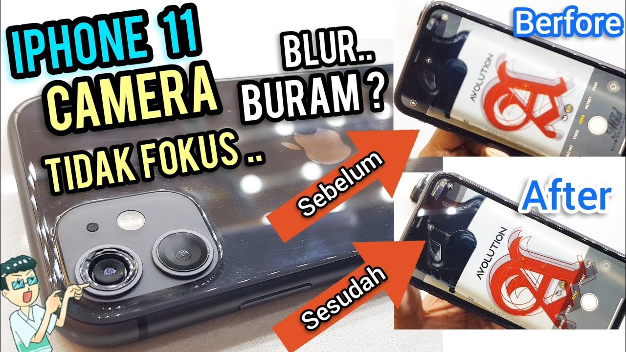 PERBAIKAN KAMERA IPHONE 11 || KAMERA BLUR | KAMERA TIDAK FOKUS | GANTI LENSA KAMERA IPHONE 11