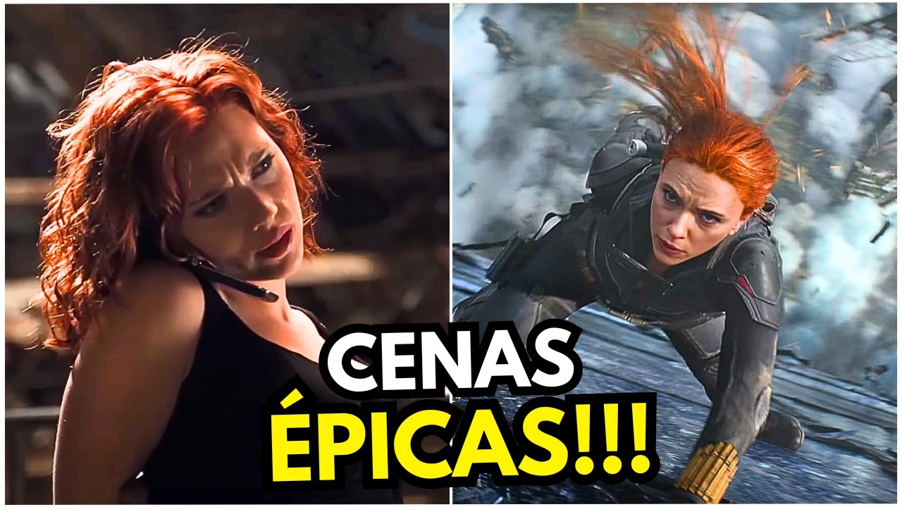 TOP 10 CENAS MAIS ÉPICAS DA VIÚVA NEGRA!!!