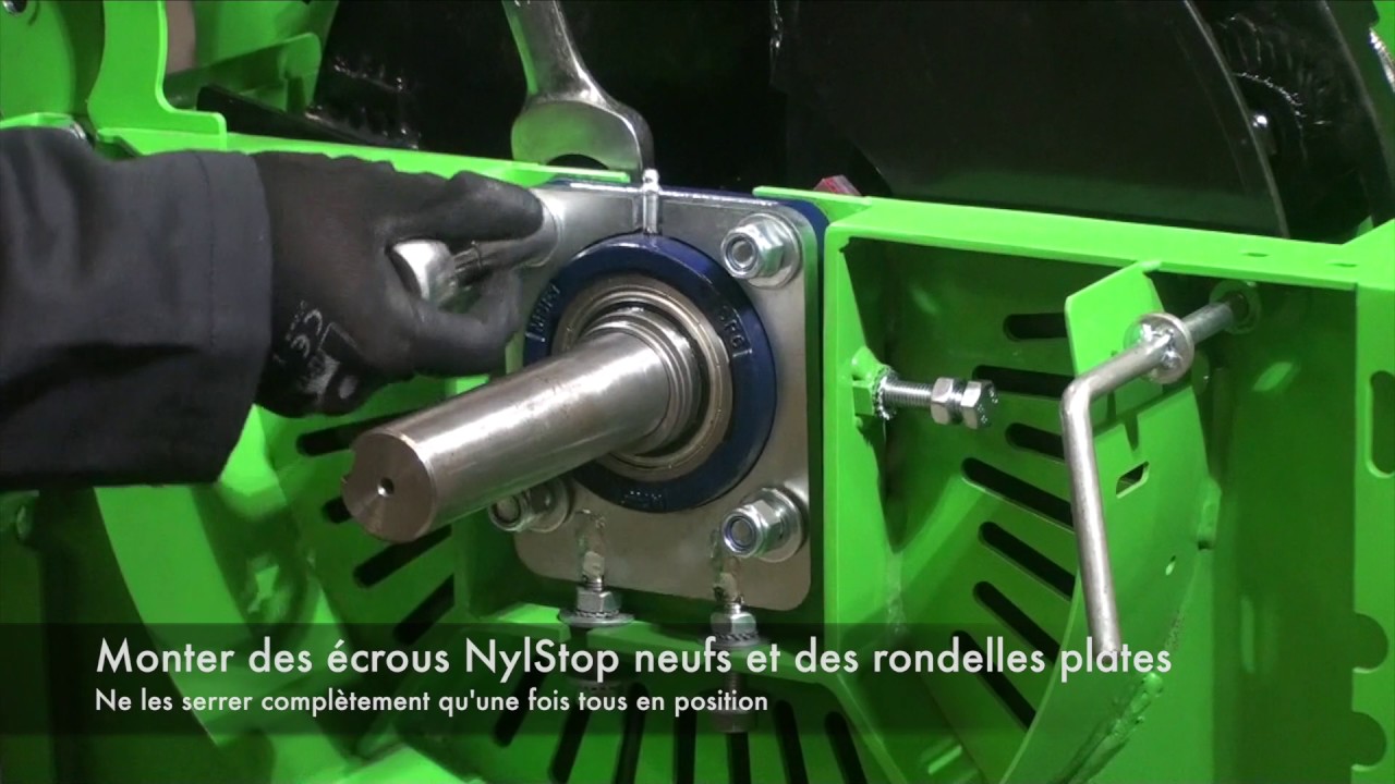 Dépose et remontage du volant de coupe