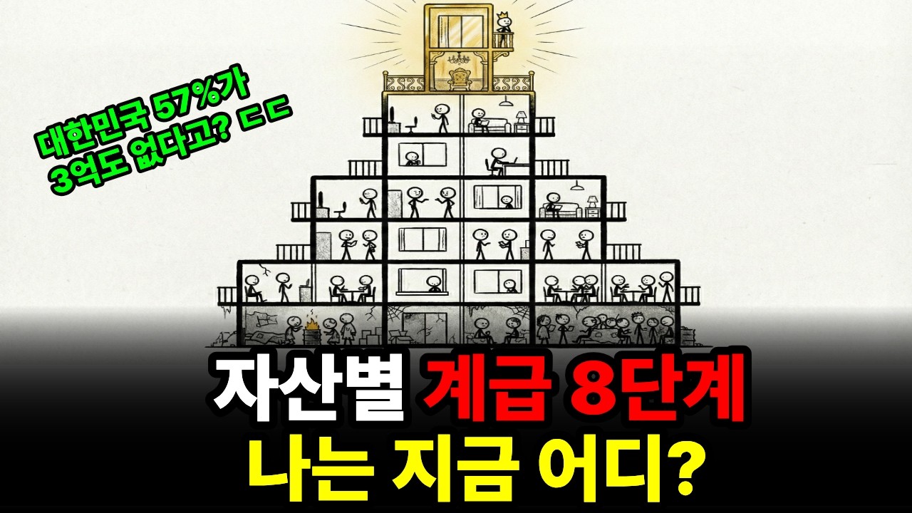 2025년 기준 당신의 진짜 계급, 평균 5억에 속지 마세요