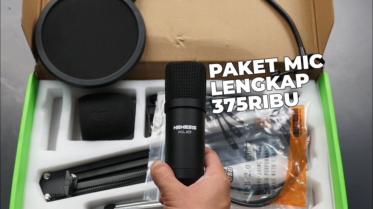 Lebih Murah, Tetep Lengkap | Paket Lengkap Microphone Set dari NYK Nemesis..