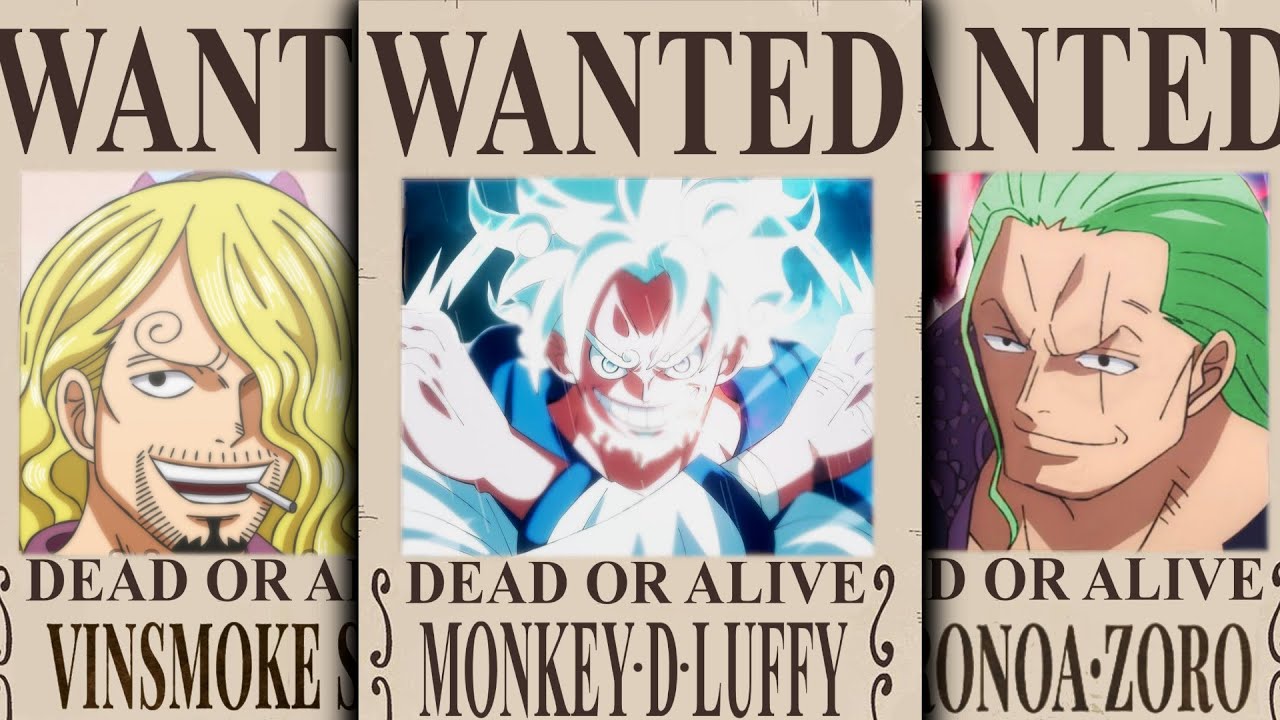 Le TAGLIE dei MUGIWARA alla FINE di ONE PIECE (teoria)