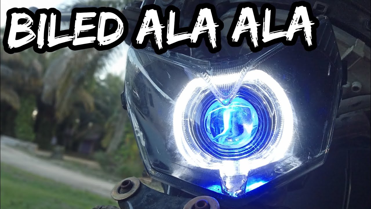 Tutorial CARA pasang lampu biled Supra x 125 dengan mudah