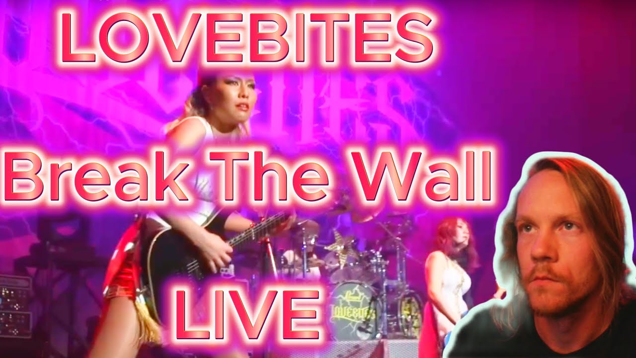 THRASH METAL!! LOVEBITES - Break The Wall LIVE (Singer Reacts)