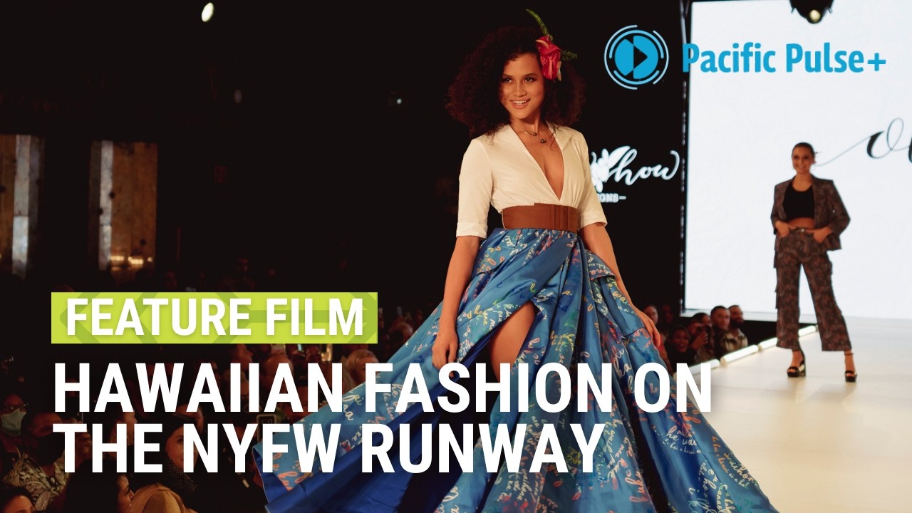 Native Hawaiian fashion designer gets into NYFW (New York Fashion Week) | OLA HOU | Pacific Pulse+