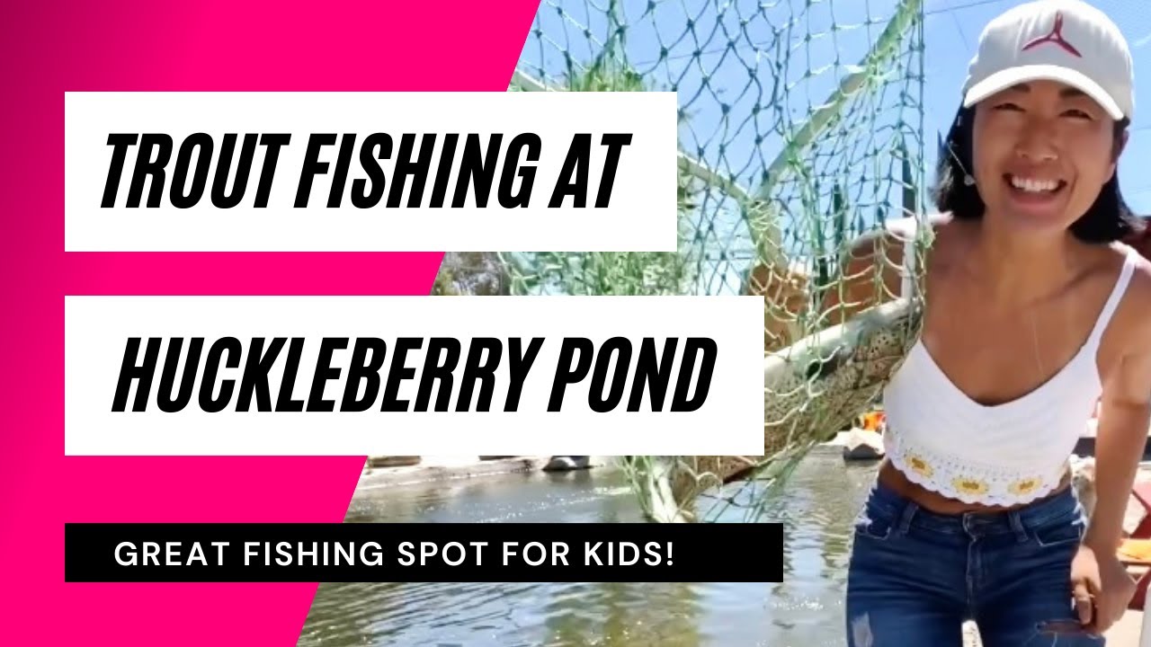 Fishing at Huckleberry Pond in Anaheim, CA