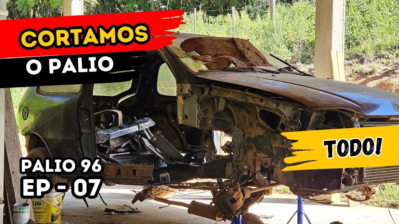 FUNILARIA CASEIRA NO PALIO 96 - EP 07