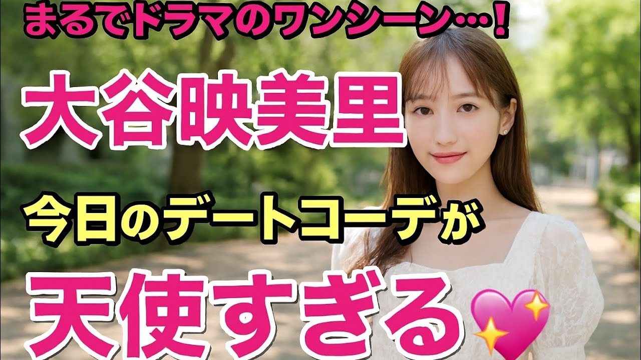 「まるでドラマのワンシーン…！大谷映美里、今日のデートコーデが天使すぎる💞」
