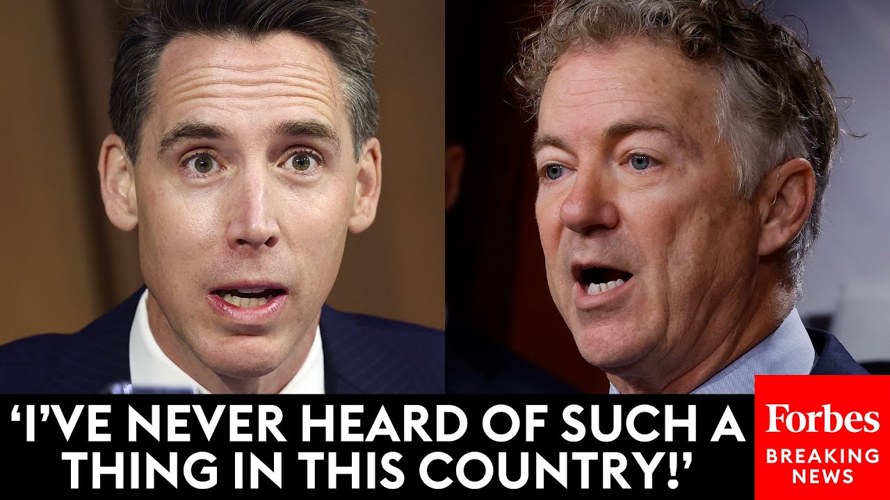JUST IN: Rand Paul Blocks Josh Hawley's Bill Banning TikTok, Then Hawley Responds