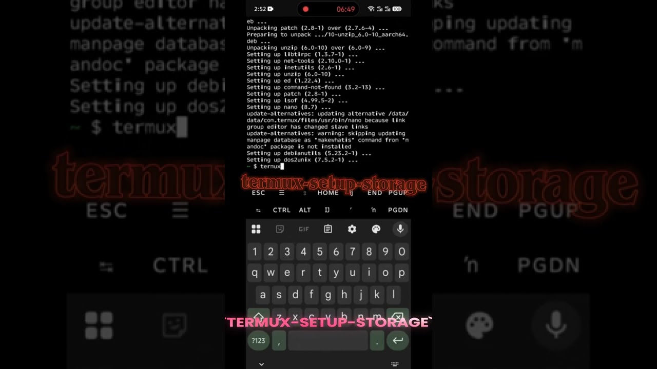 The best way to install and setup termux on Android 