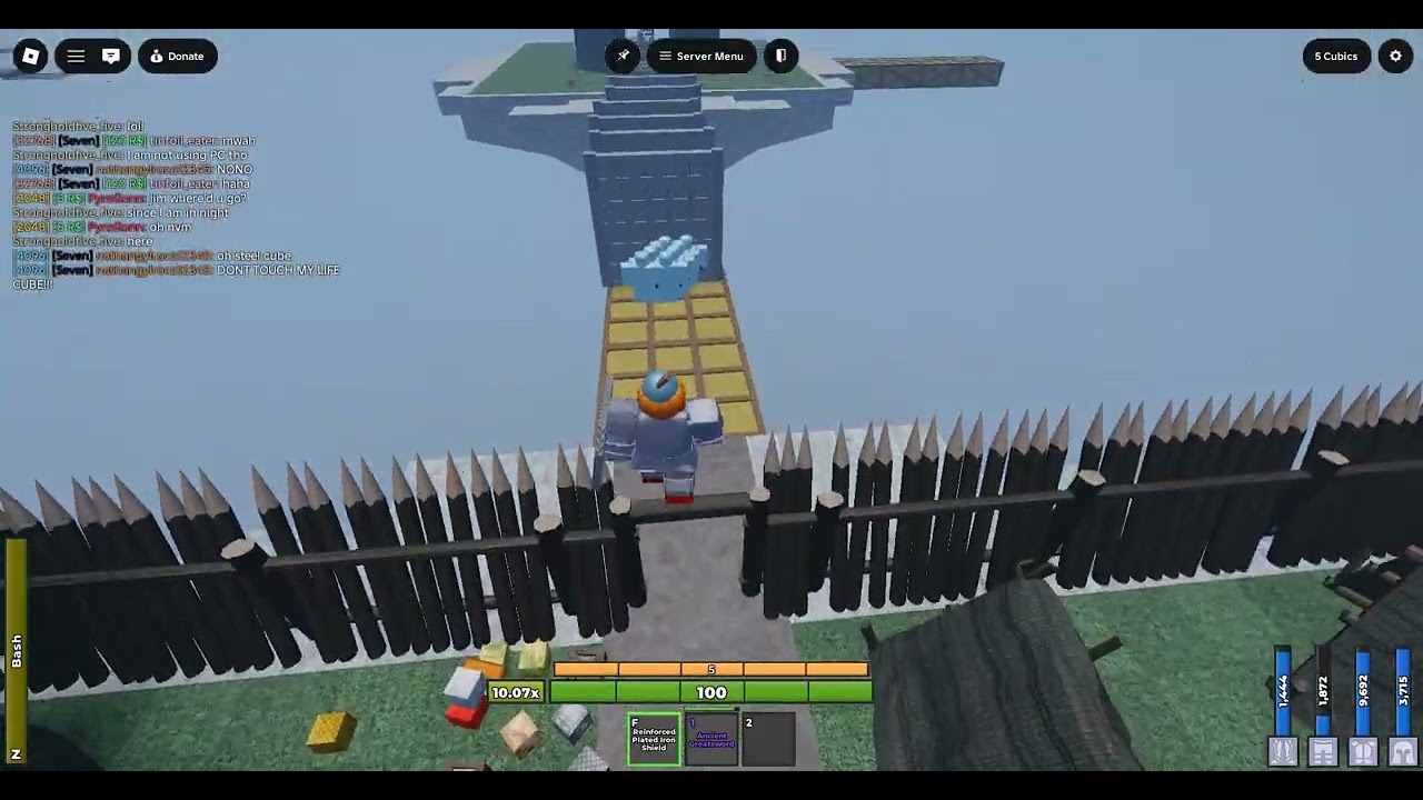 Beating SirGreen With My Friends