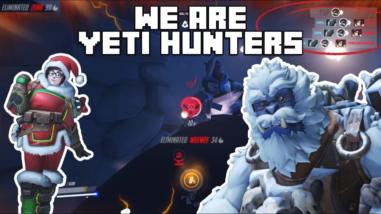 Yeti Hunter Won In 30 Seconds! | OVERWATCH Winter Edition!