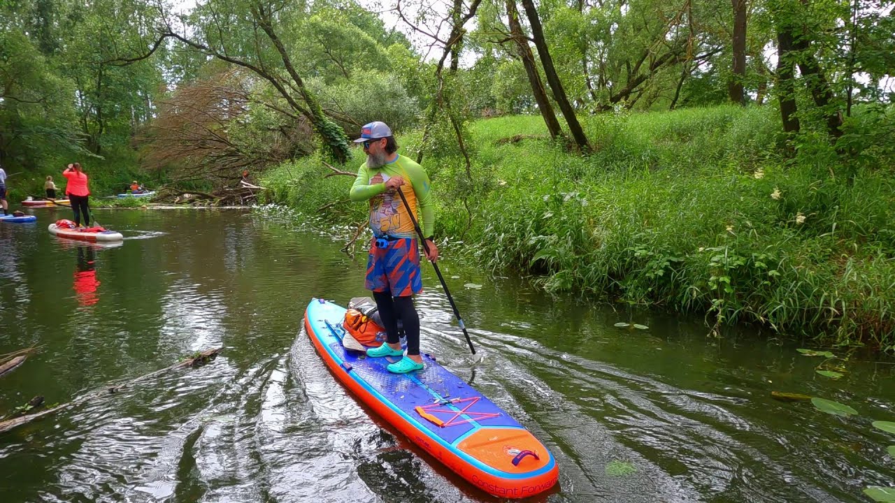 Распаковка и тест на воде SUP доски Shark Venture+ Touring 14x30x6 2025 HD