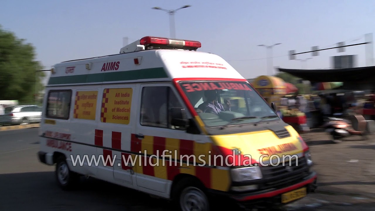 Why are Ambulances marked laterally inverted on the front?
