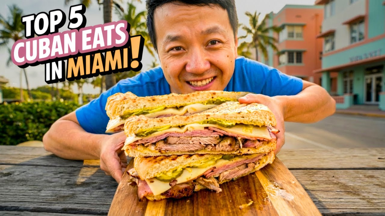 Top 5 BEST Traditional Cuban Eats in Miami | ULTIMATE Cuban FOOD TOUR!