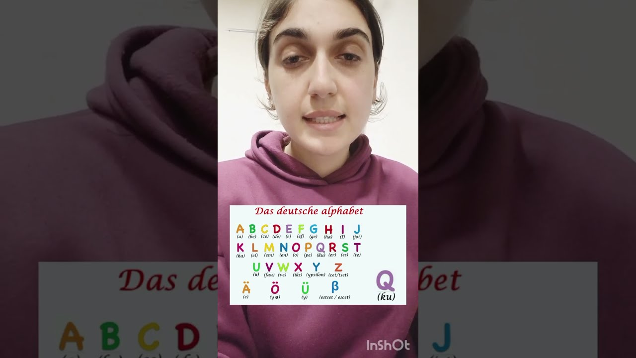 (გერმანული ენა) das Alphabet- ანბანი