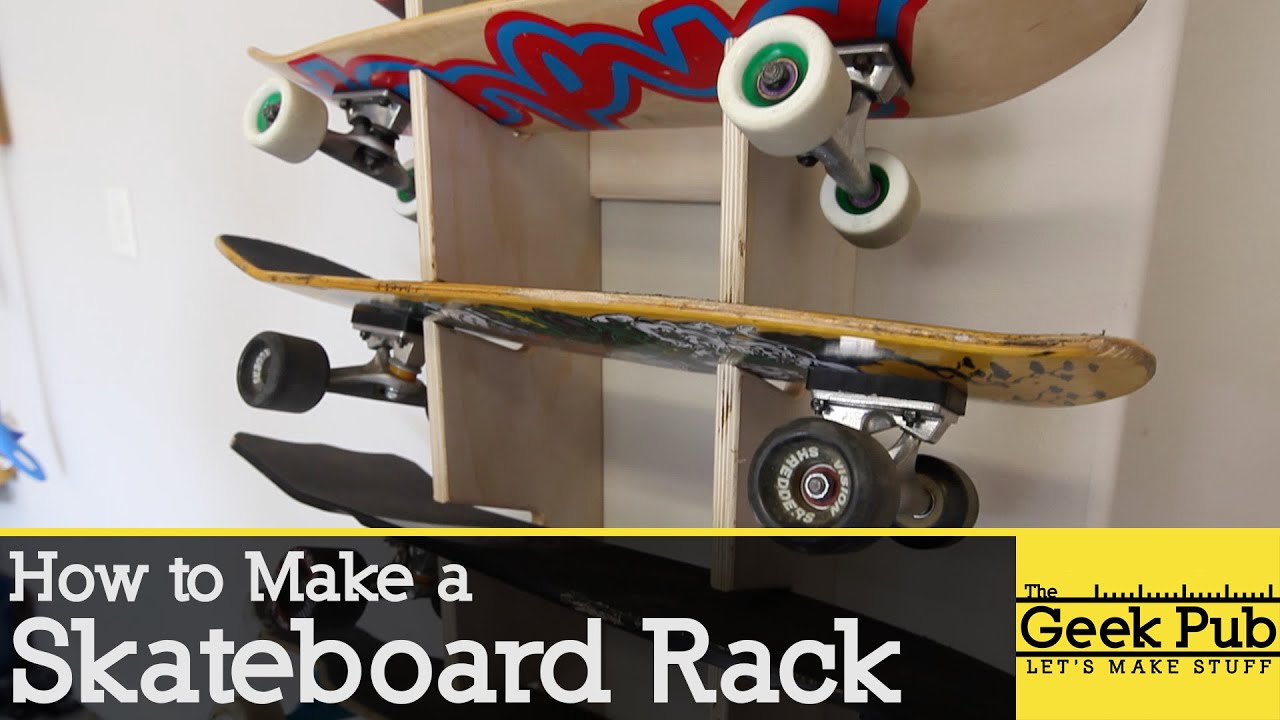 How to make a Skateboard Rack