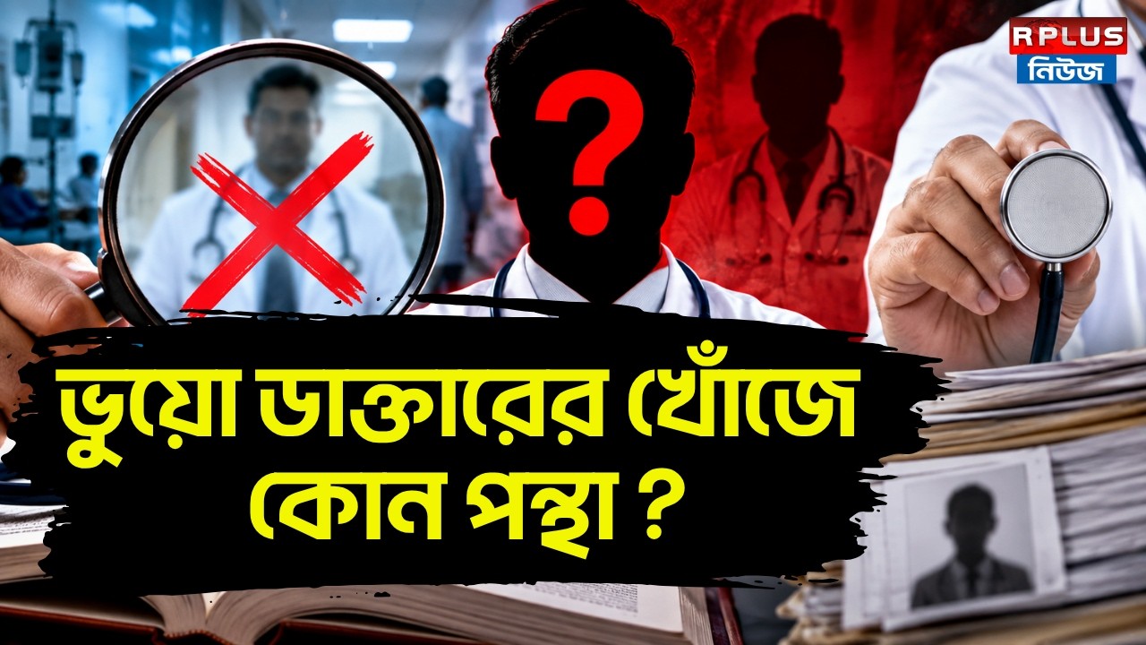 Fake Doctor : ভুয়ো ডাক্তারের খোঁজে কোন পন্থা ? |Doctor Registration | Indian Medical Register R Plus