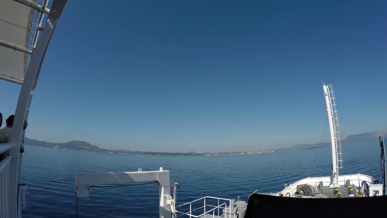 arrival in Corfu