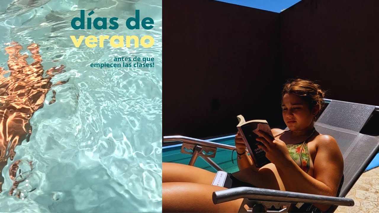 últimos días de vacaciones ☀️ libros, pileta, gym y meriendas