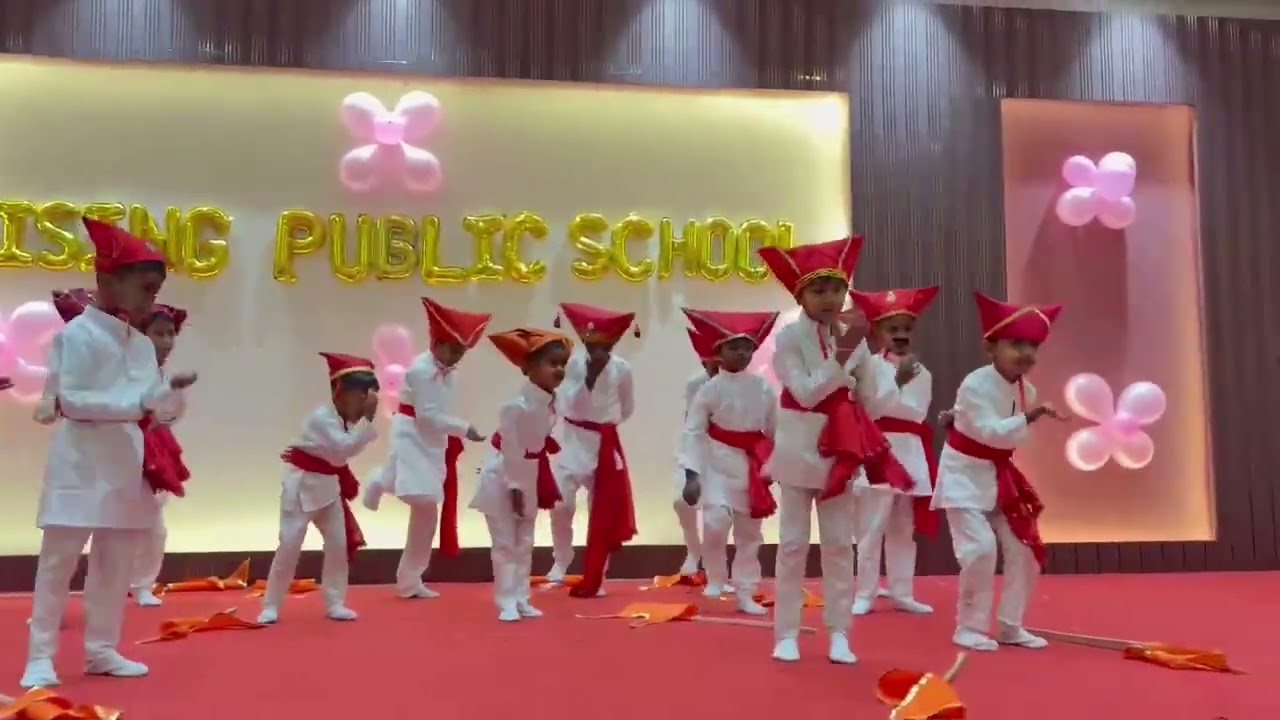 Shivbhache mavle dance by pre-primary kids