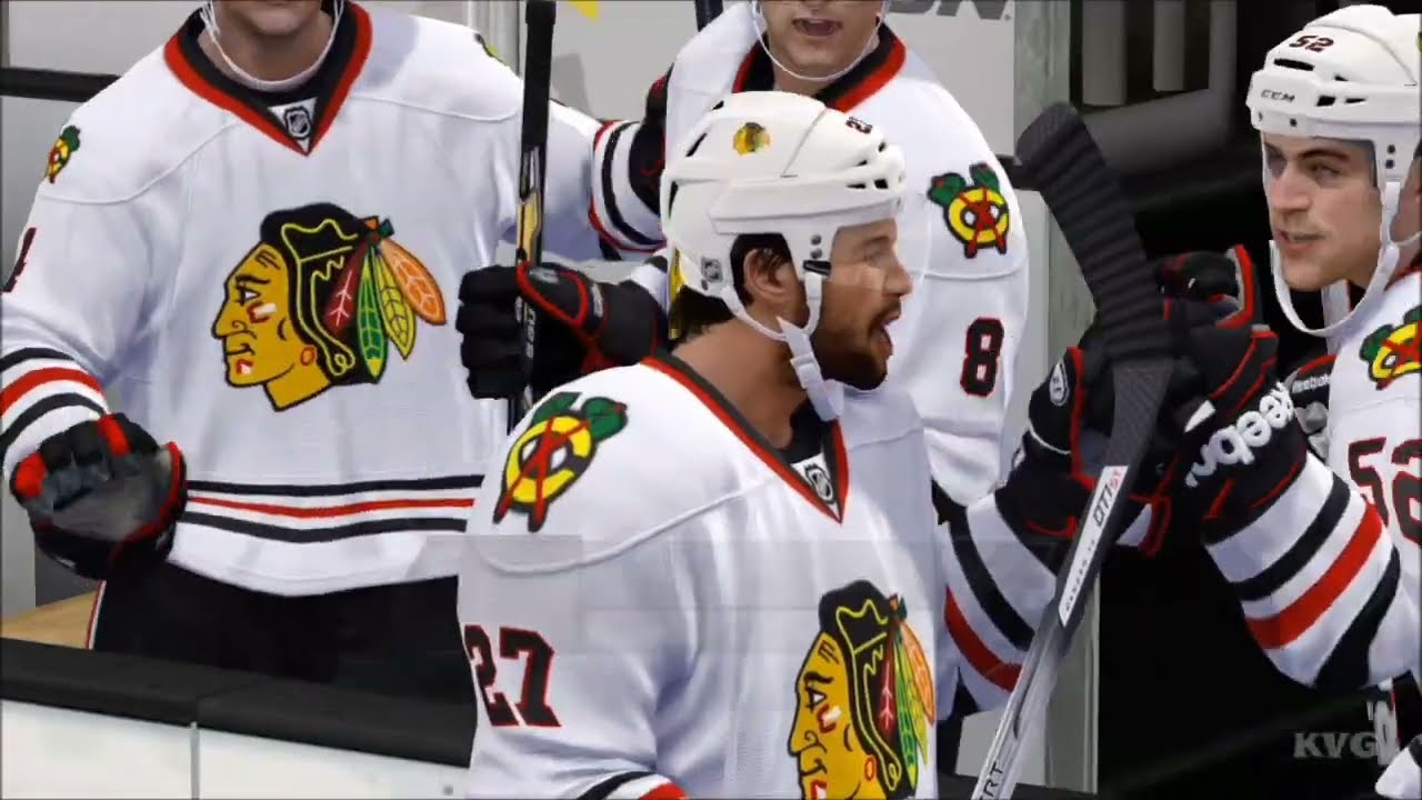 NHL 14 - Chicago Blackhawks vs. Boston Bruins Gameplay [HD]