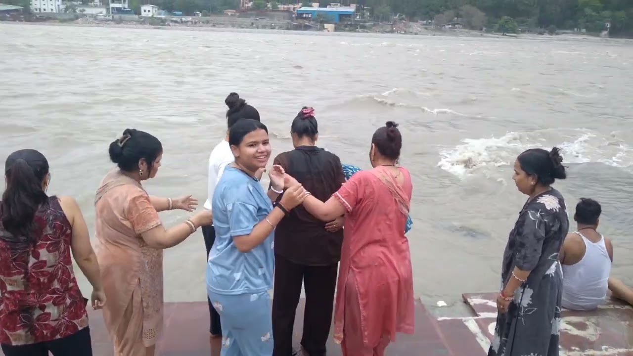 Ganga snaan at Rishikesh