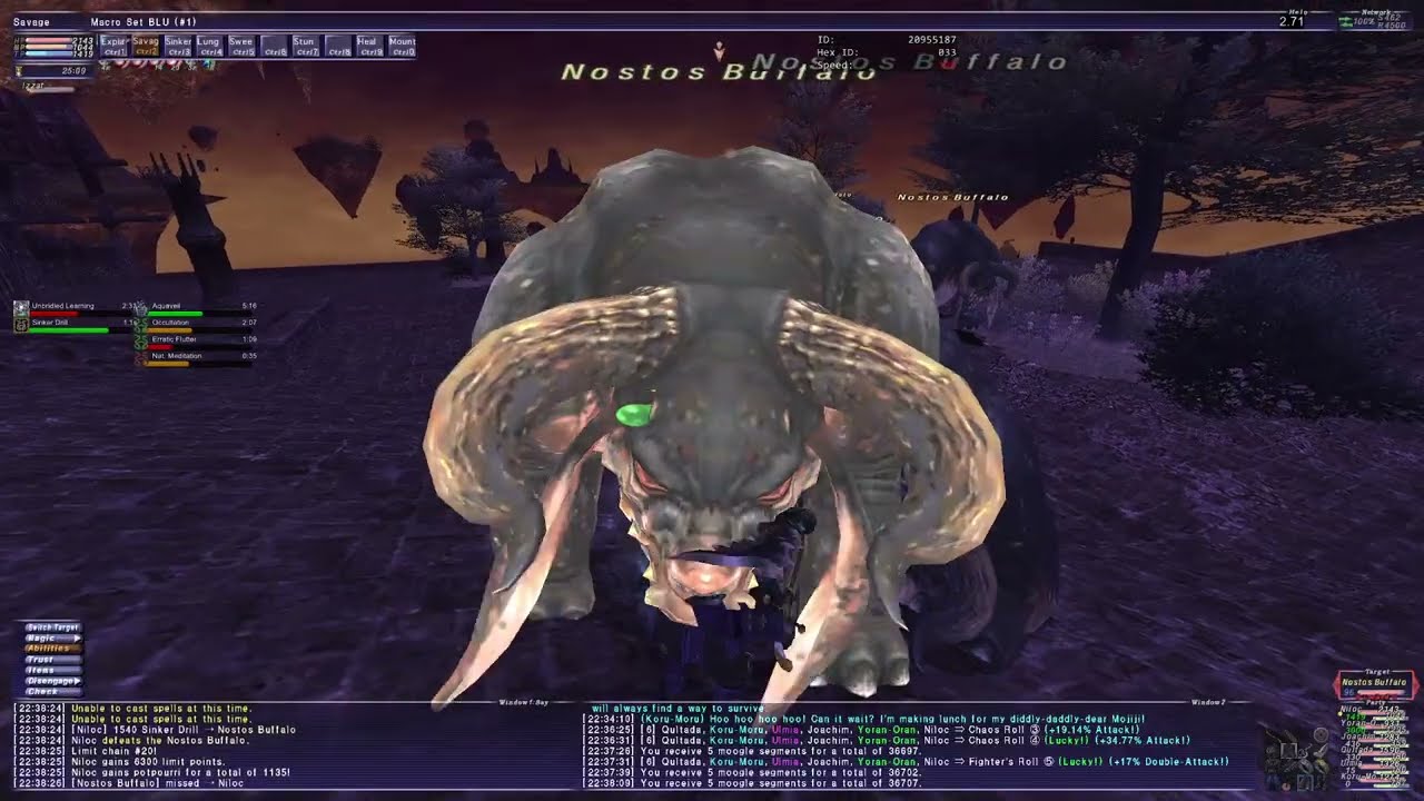 FFXI - BLU Cruel Joke - Sheol A farm