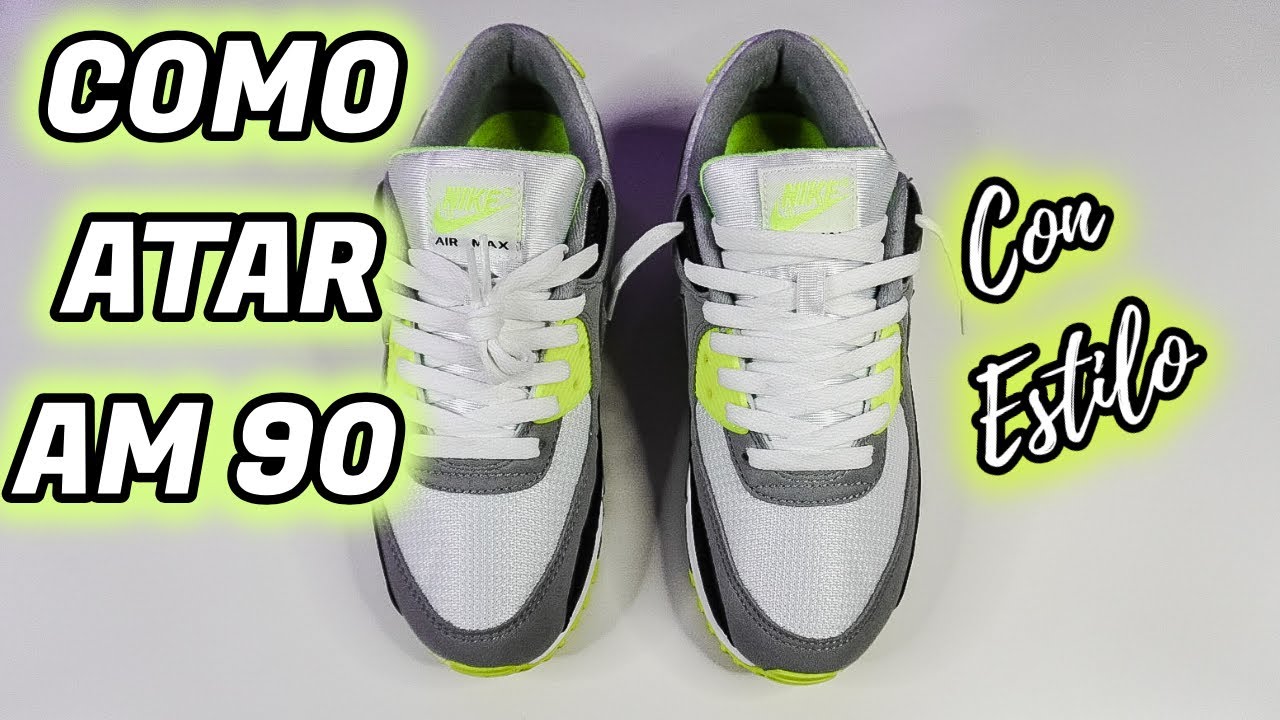 ⚠️COMO ATAR AIR MAX 90 / 2025 / (3 Estilos ✅)/How to LACE AIR MAX 90