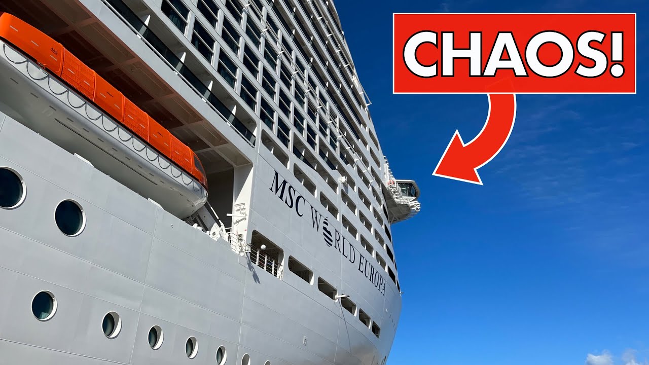 I Had a CHAOTIC Disembarkation from this HUGE Cruise Ship!