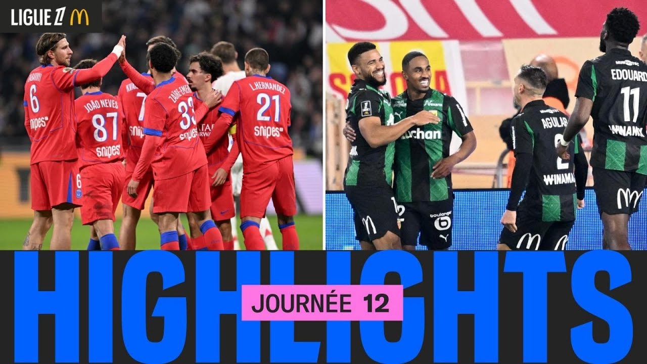 R&eacute;sum&eacute; 12&egrave;me journ&eacute;e | Ligue 1 McDonald's 25/26