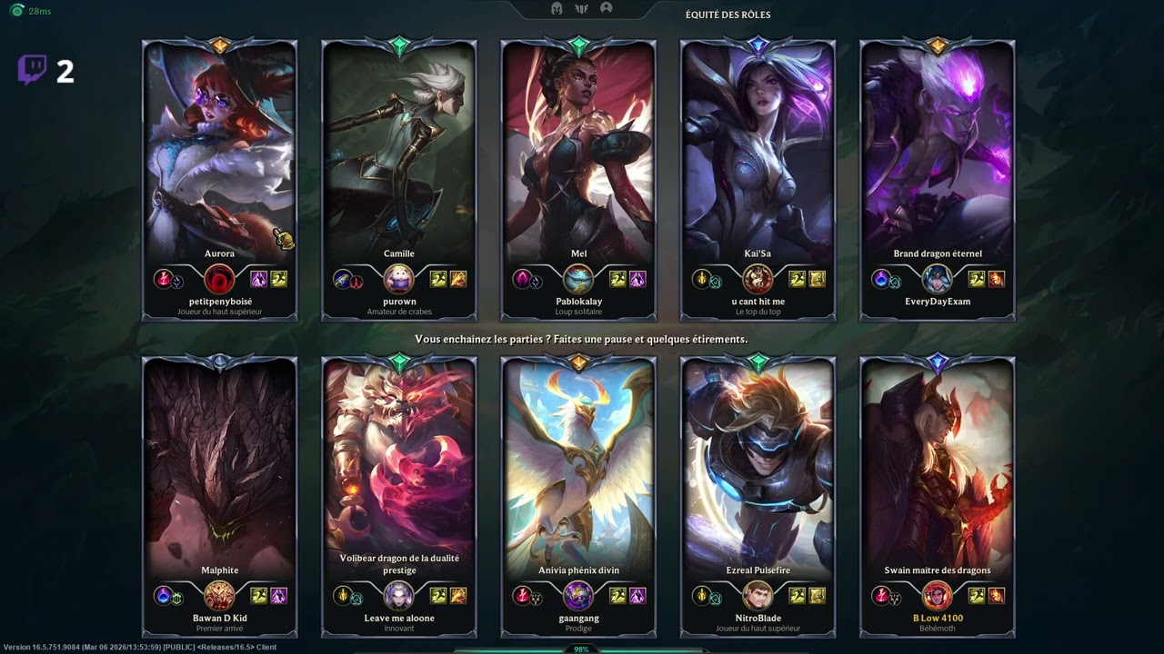 GO LOL et rester Silver2, p'tet passer Silver1 ????