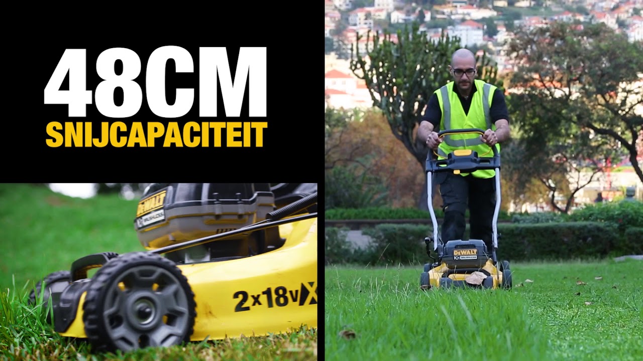 DEWALT 18V XR Grasmaaier runtime