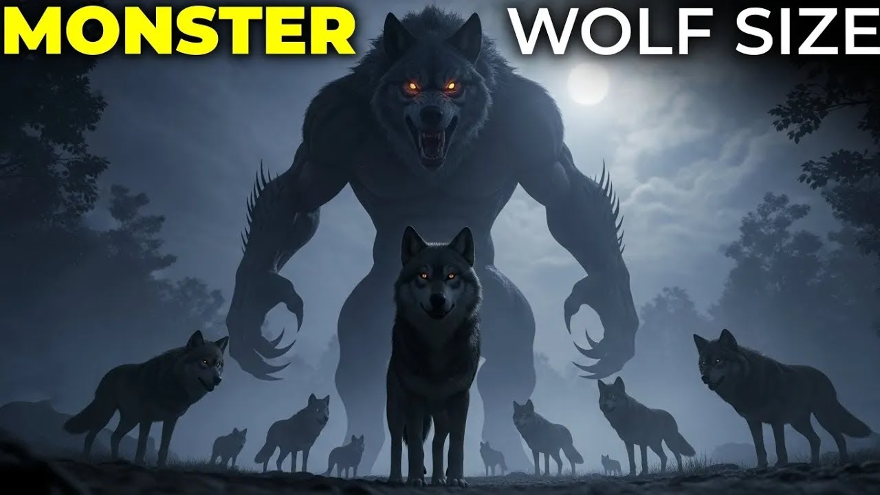 Dire Wolf vs Monster Wolf 😱   Wolf Size Comparison 3D