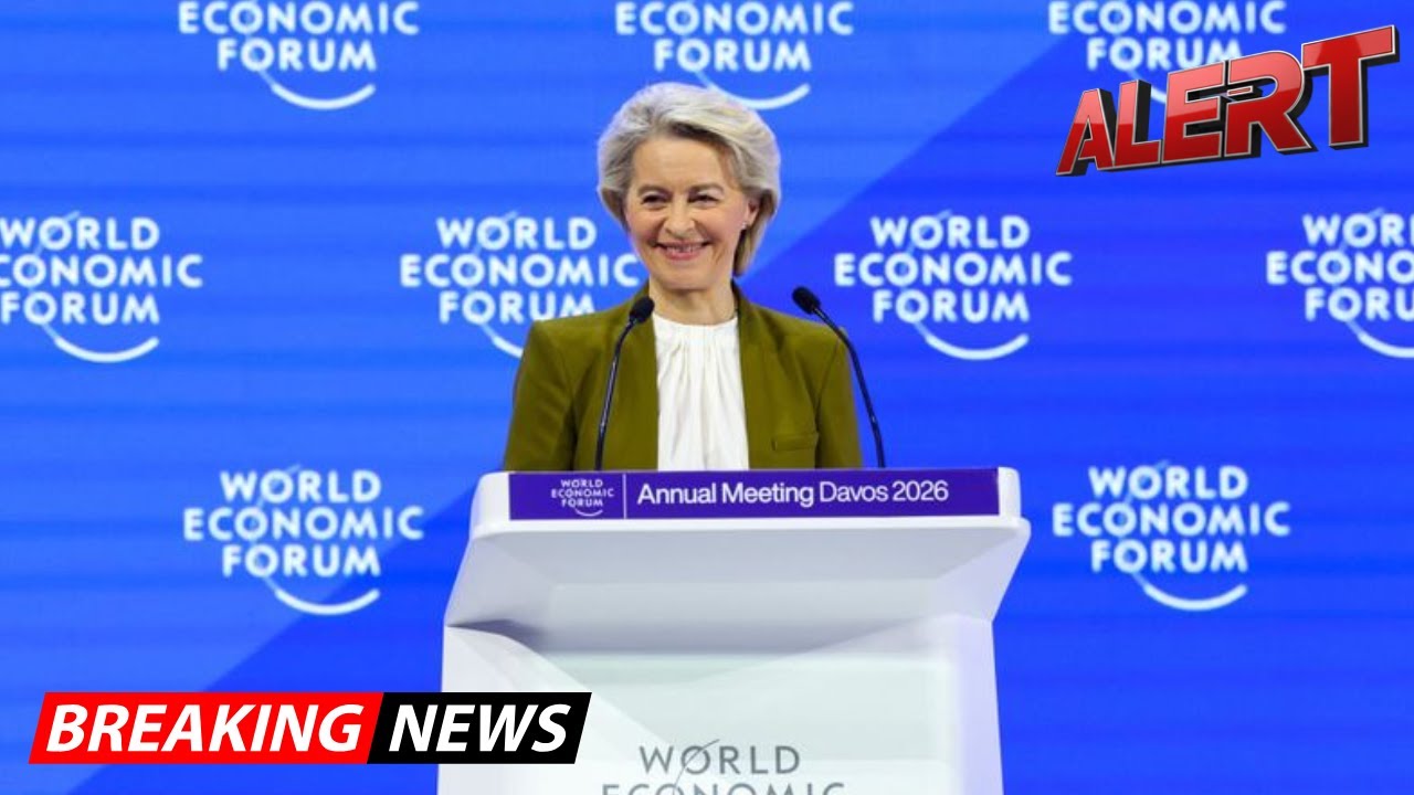 FULL SPEECH: Ursula Von der Leyen Remarks At Economic Forum, Attacks Trump Over Greenland
