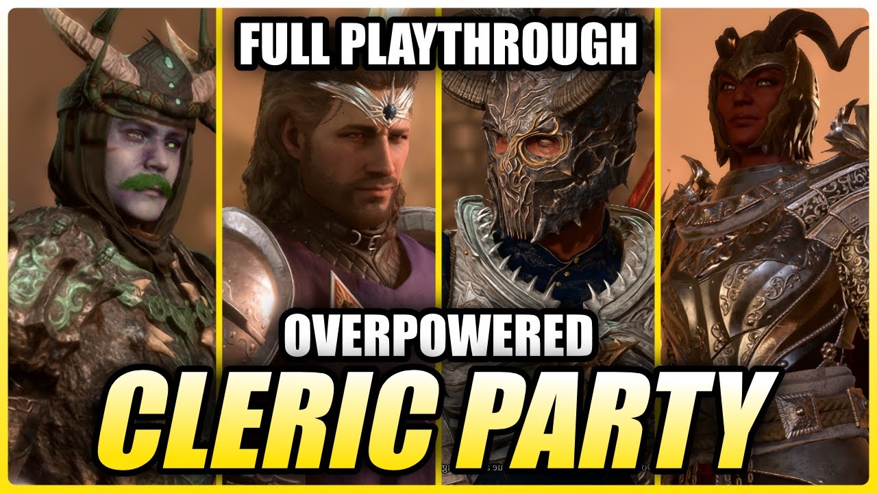 Is This Baldur's Gate 3's UNSTOPPABLE Party? Act 1-3 [FULL SERIES]