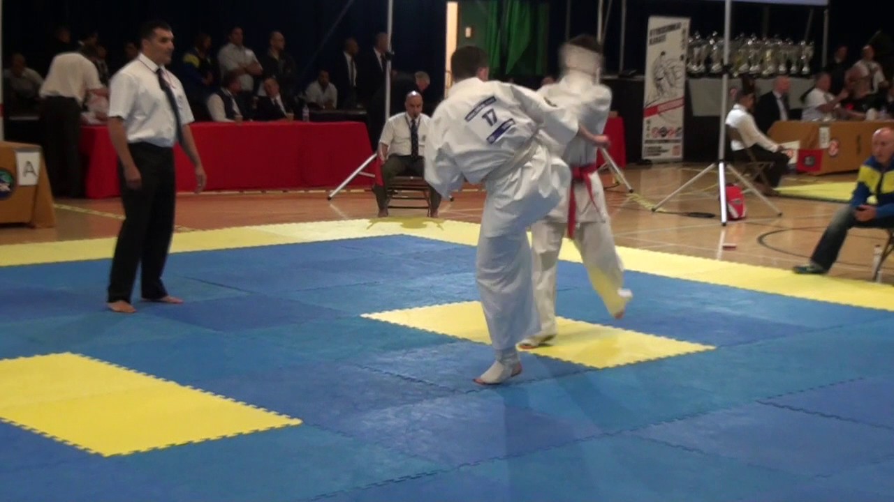 British Karate Kyokushinkai Open 2016 Shane Mcloughlin v Dylan Baldwin