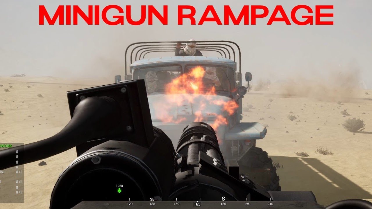 SUV MINIGUN RAMPAGE | Squad Western PMC full gameplay