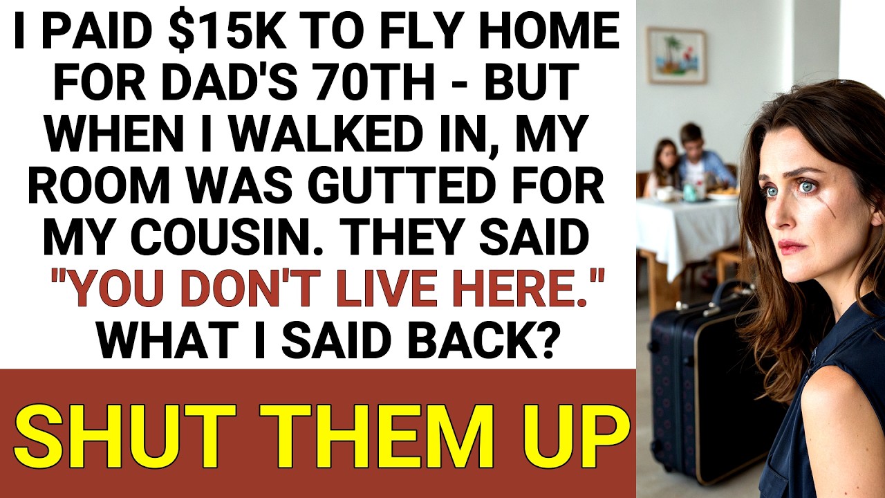 Paid $15K to Fly Home, Found My Room Gone and Cousin Moved In