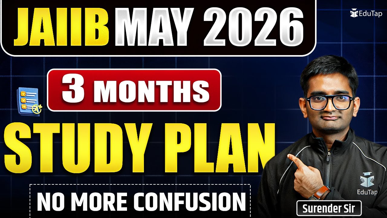 JAIIB Preparation Strategy  May 2026 | 3 Months Study Plan to Qualify JAIIB May 2026 Exam