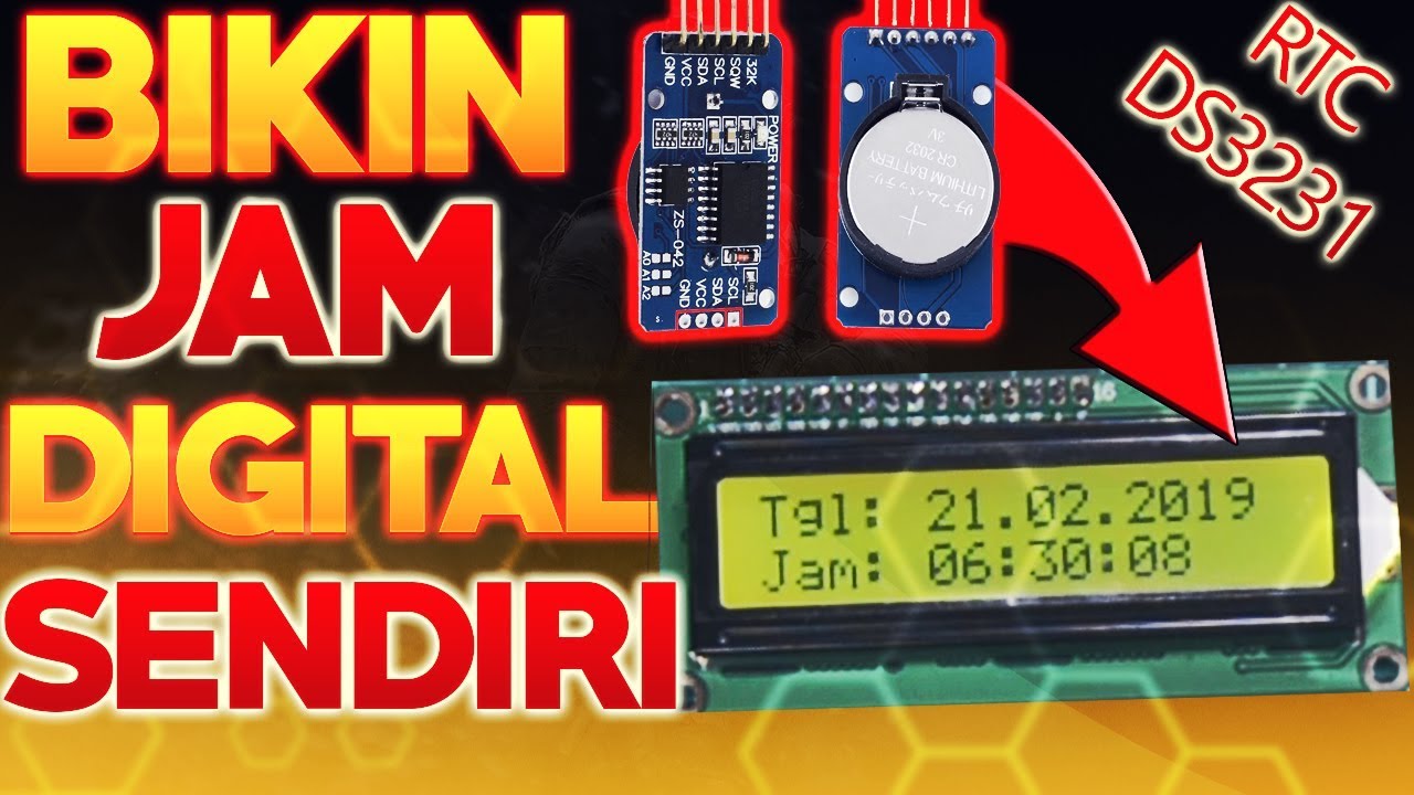 ARDUINO PROJECT INDONESIA - TUTORIAL ARDUINO RTC DS3231 INDONESIA - BELAJAR ARDUINO
