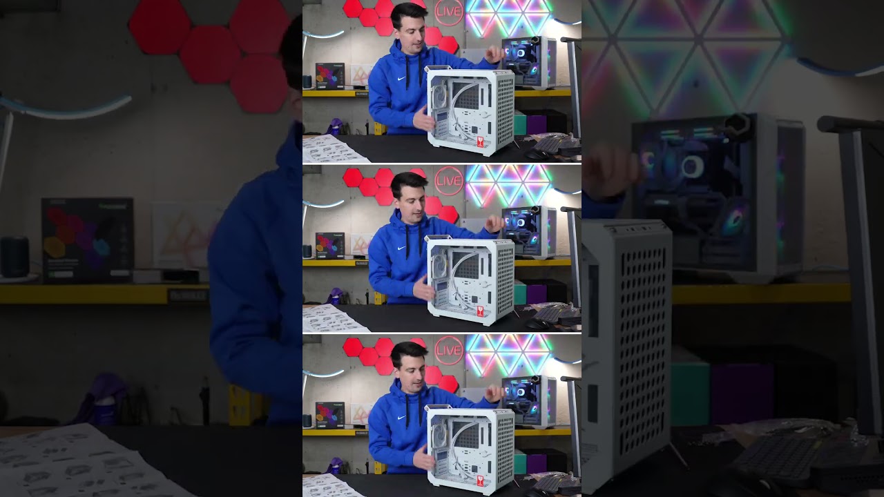 Установка: корпус Cooler Master QUBE 500 White Mid-Tower! 