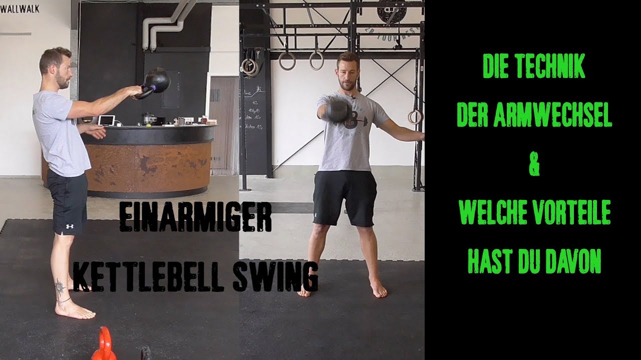 EINARMIGER KETTLEBELL SWING | lerne die Technik und bring Abwechslung in die Swings