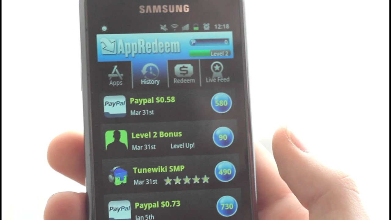 Appredeem application review on Galaxy S