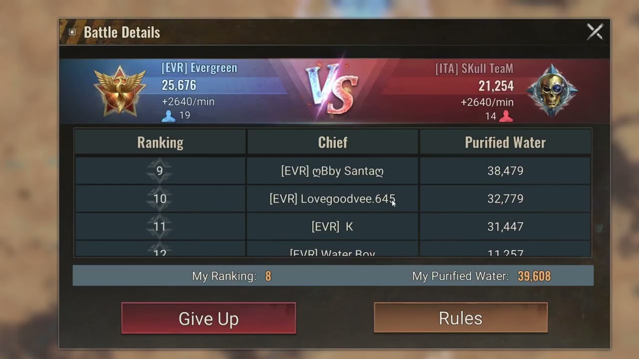 SOS RR EVR vs ITA [63] L1