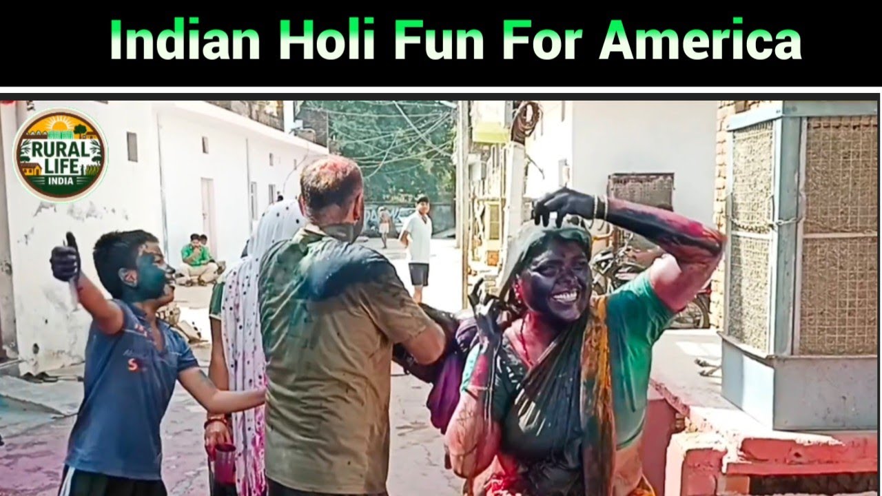 Indian Holi Festival In USA | Colorful Celebration For Americans