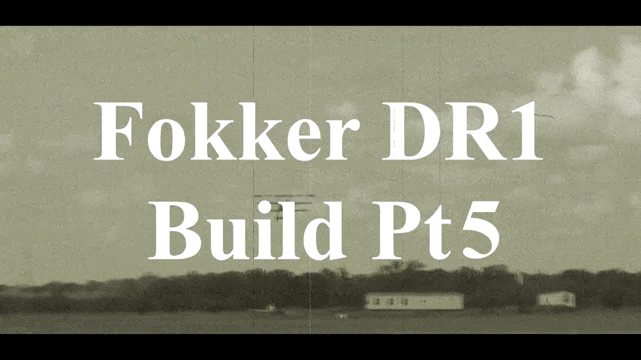 DW Hobby Fokker DR1 build Pt5 RC Model Geeks