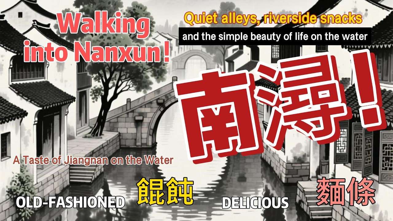Walking into Nanxun: A Taste of Jiangnan on the Water  走進南潯：水上的江南味道